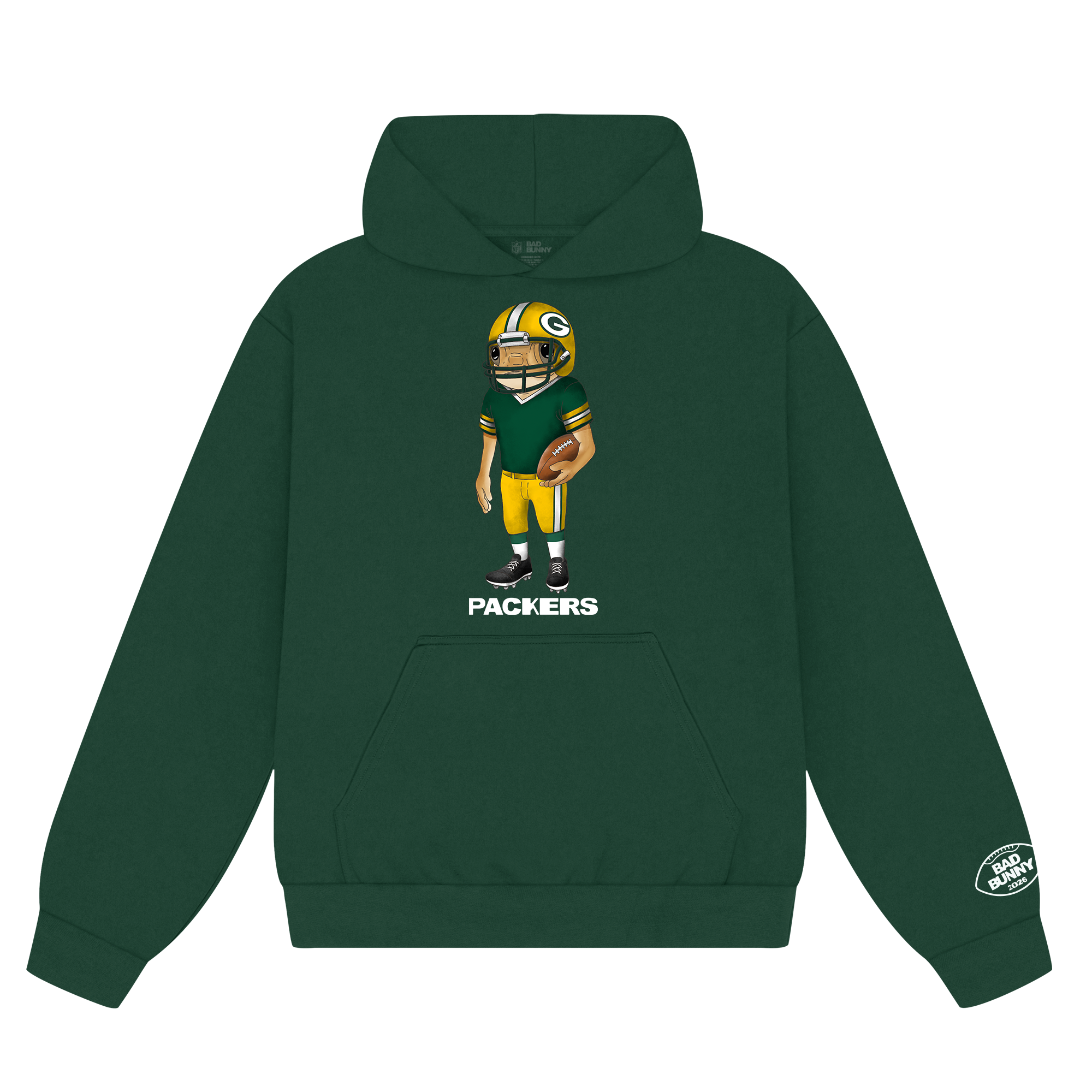 Bad Bunny x Green Bay Packers Concho Hoodie