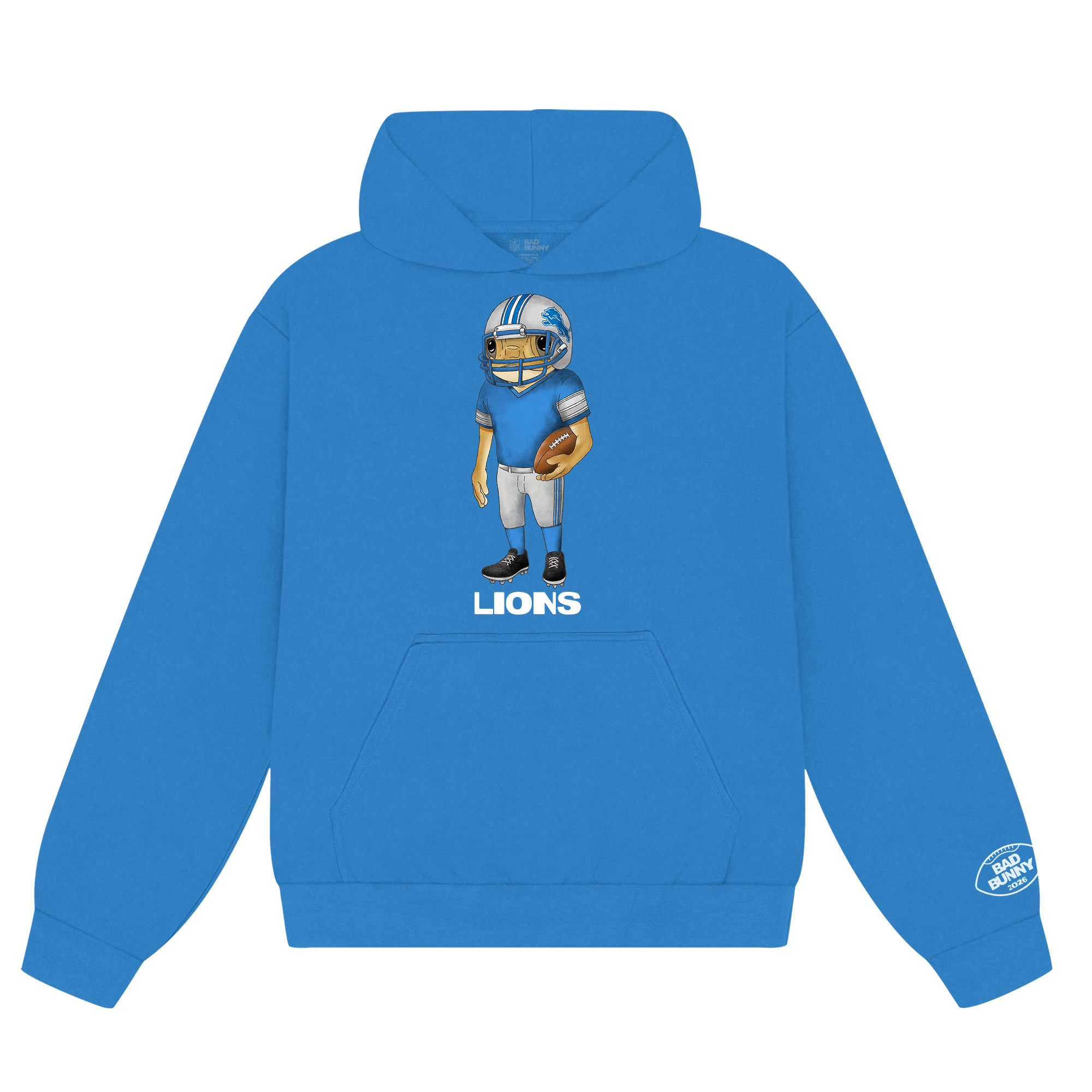 Bad Bunny x Detroit Lions Concho Hoodie