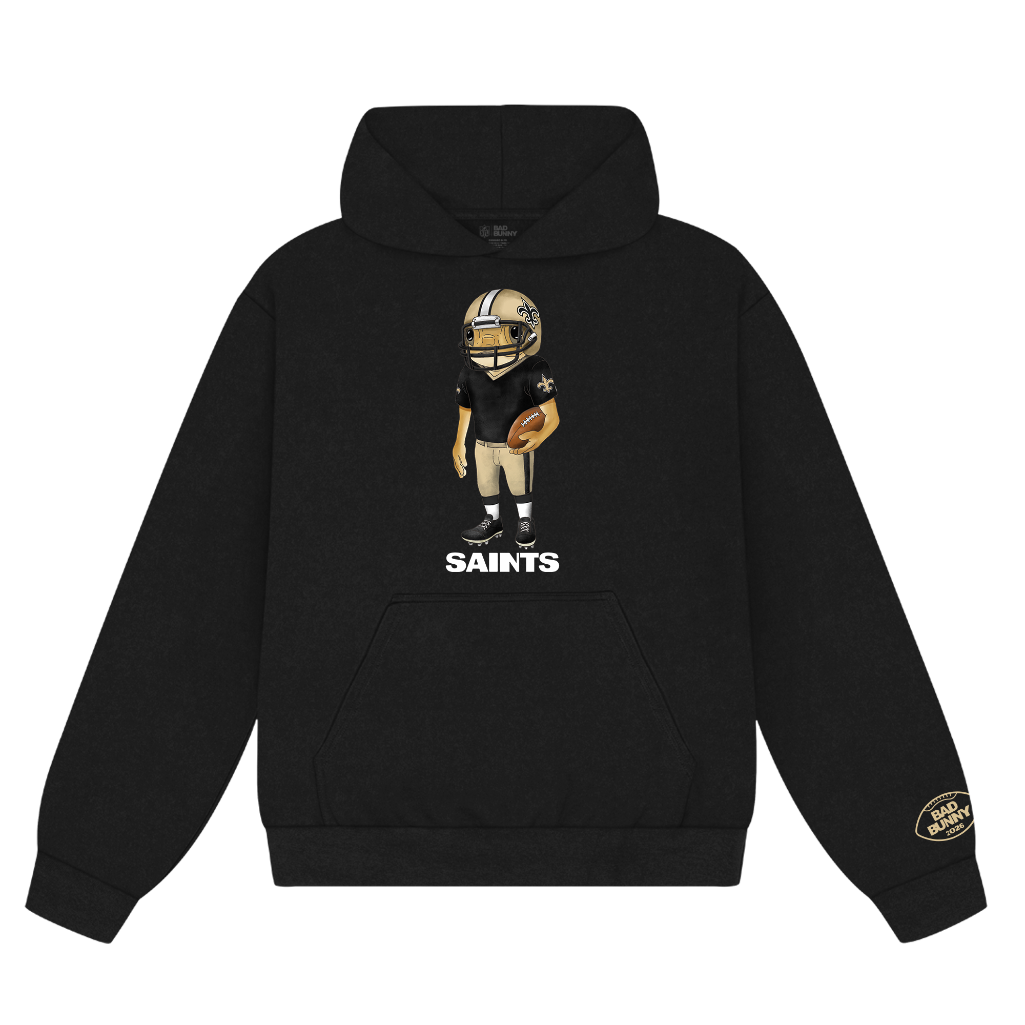 Bad Bunny x New Orleans Saints Concho Hoodie