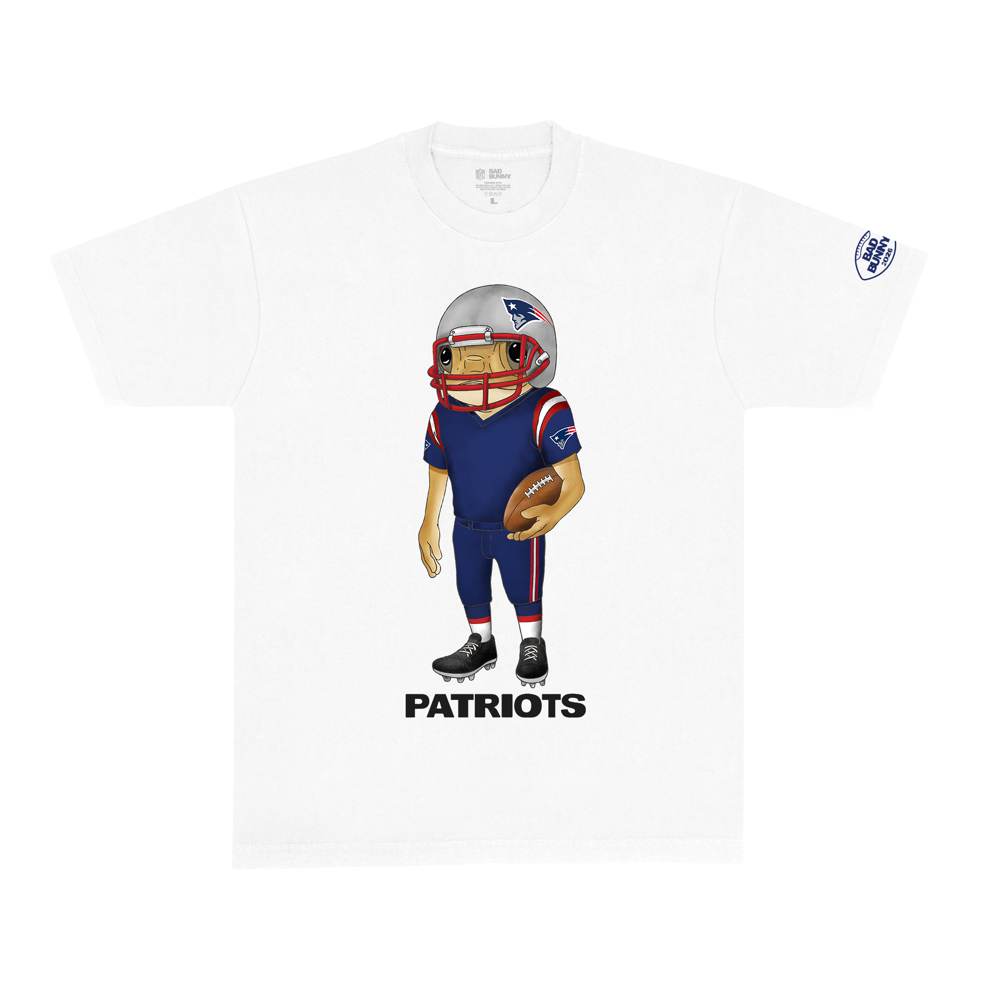 Bad Bunny x New England Patriots Concho T-Shirt