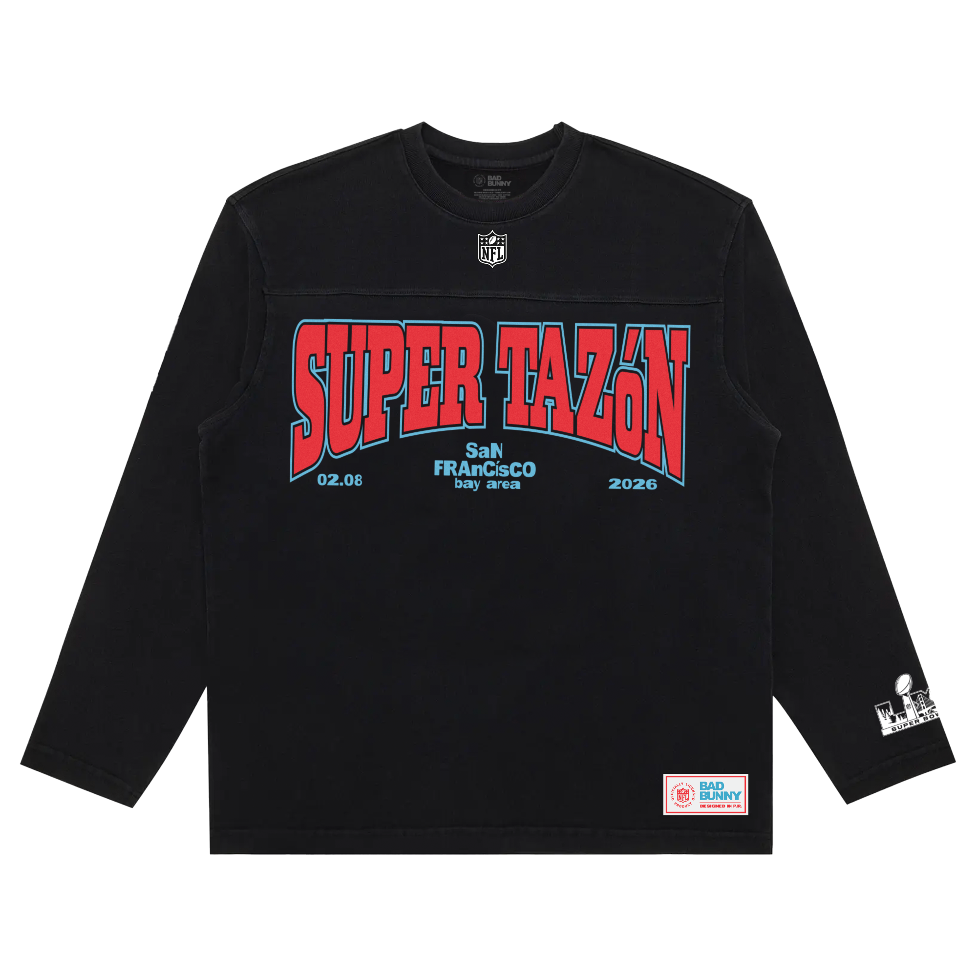 Bad Bunny x Super Tazón Long Sleeve