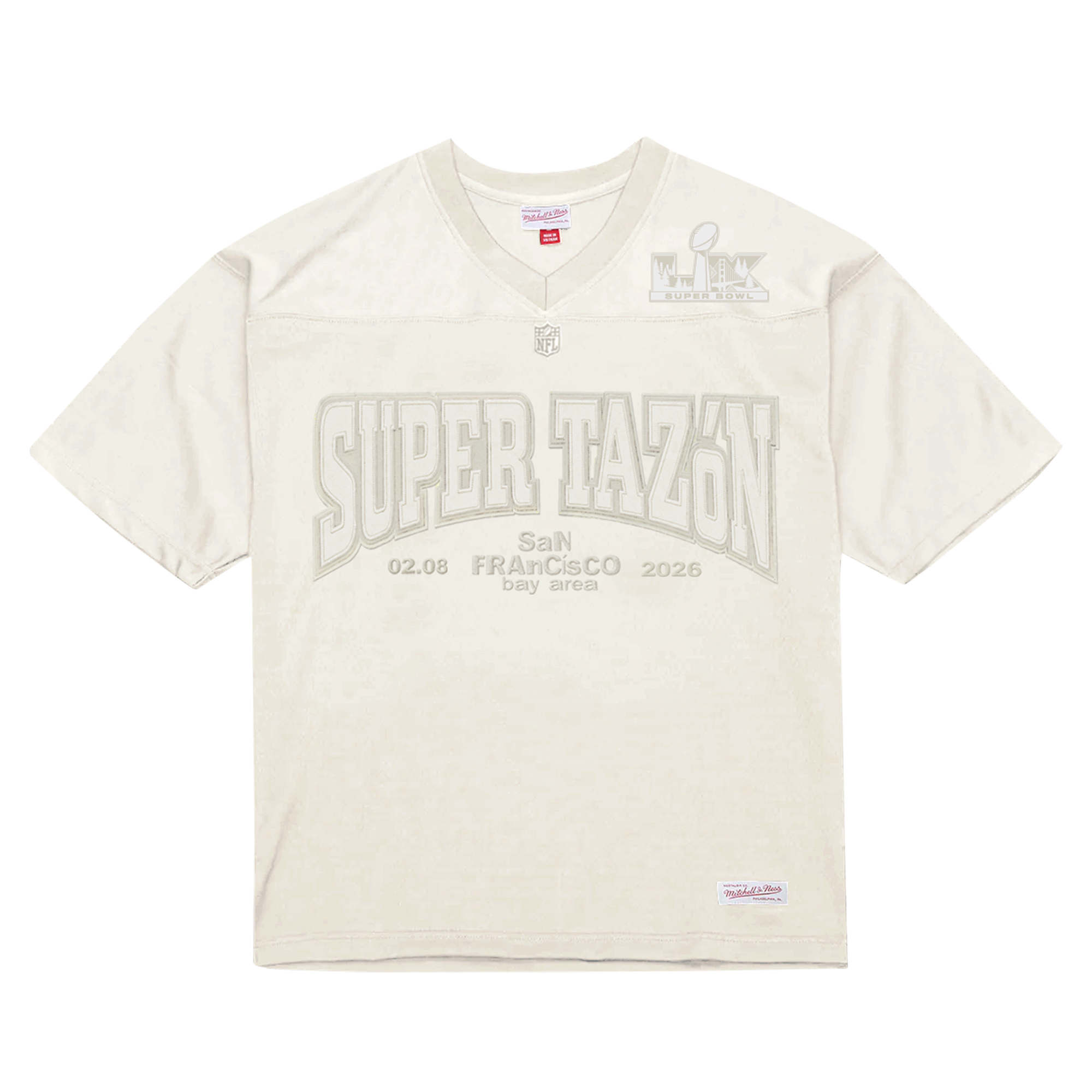 Bad Bunny x Super Tazón - Mitchell & Ness Jersey