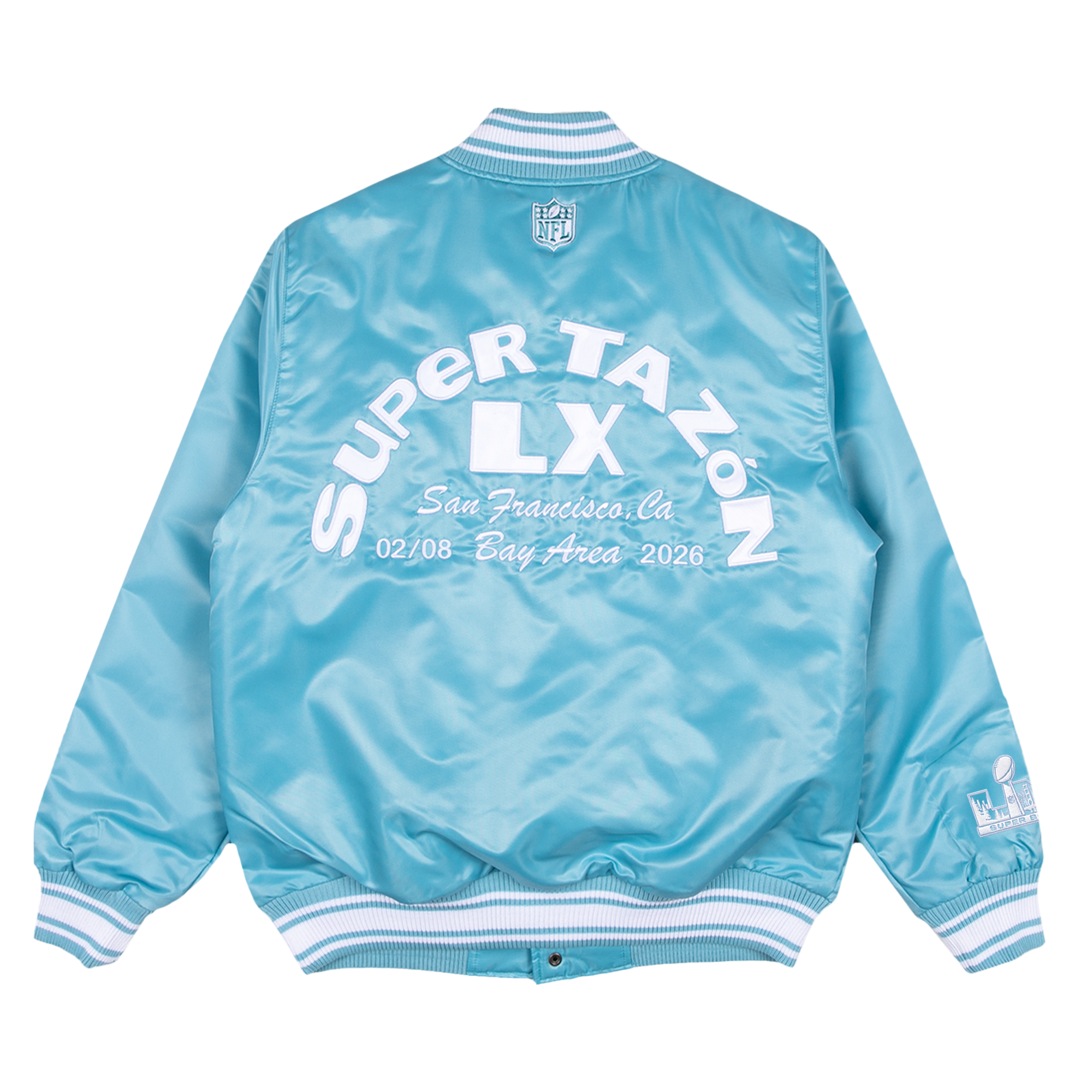 Bad Bunny x Super Tazón Light Blue Starter Jacket